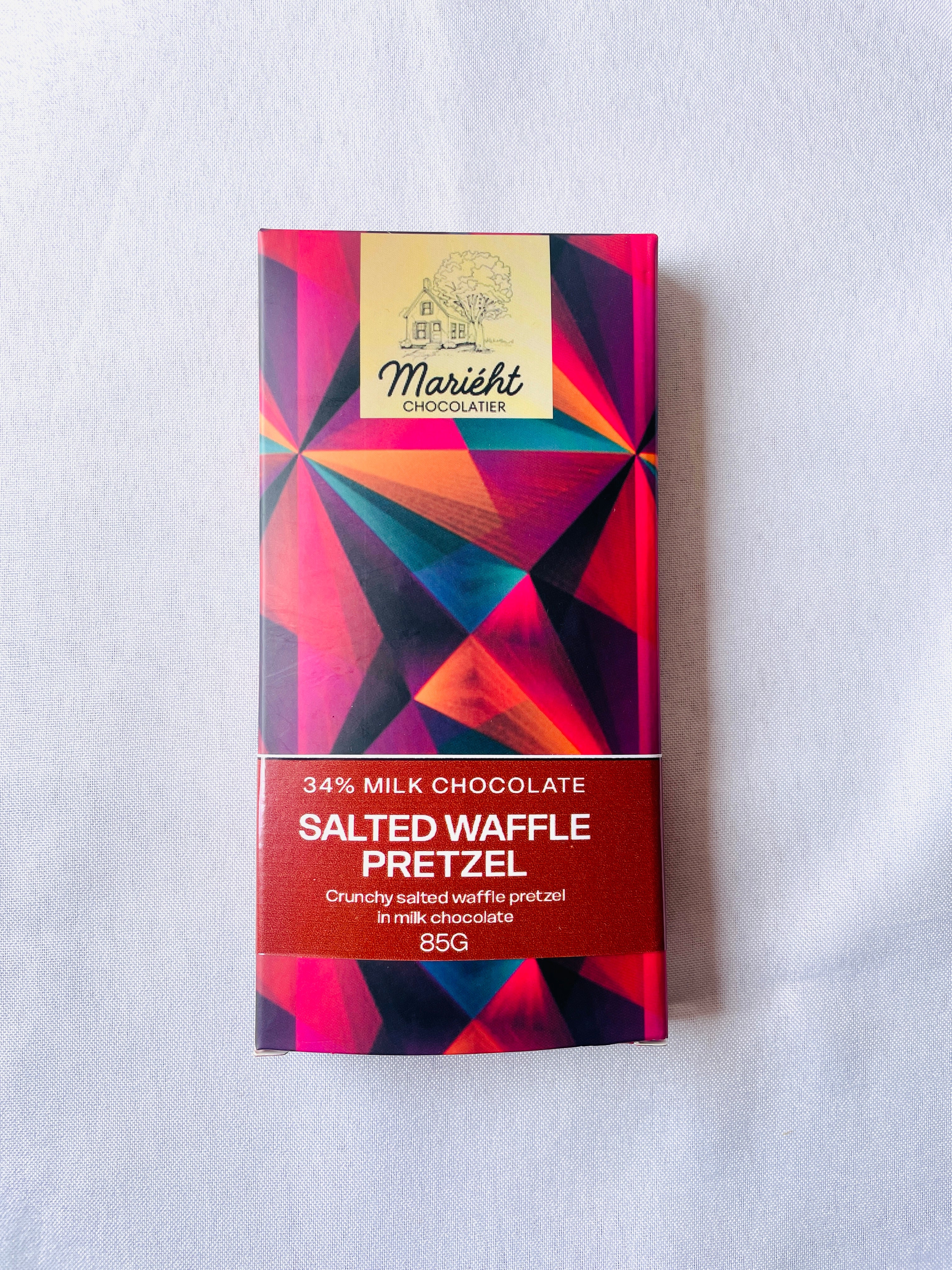 Salted Waffle Pretzel Chocolate Bar