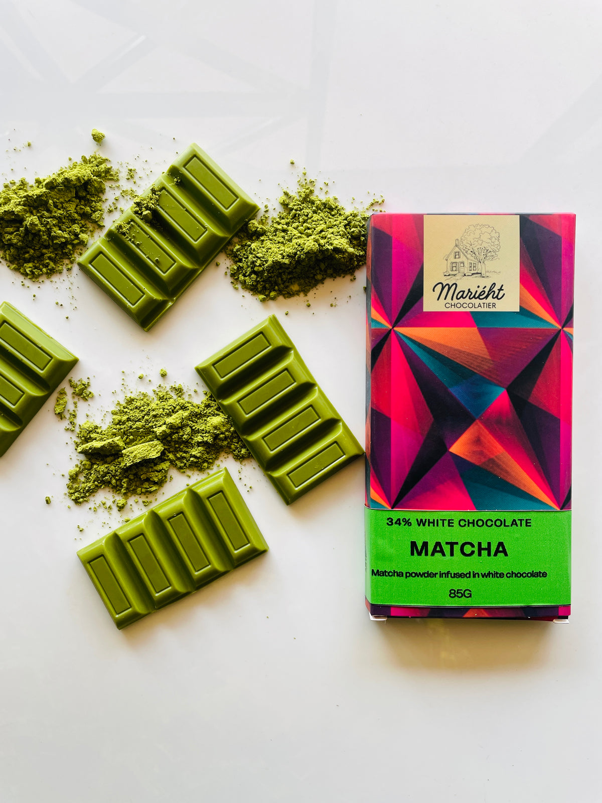 Matcha Bar Code Matcha Chocolate Bar