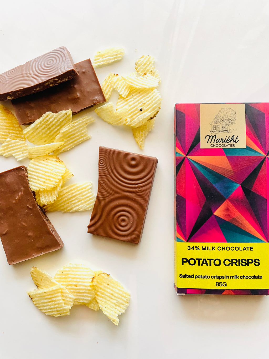 Potato Crisps Chocolate Bar