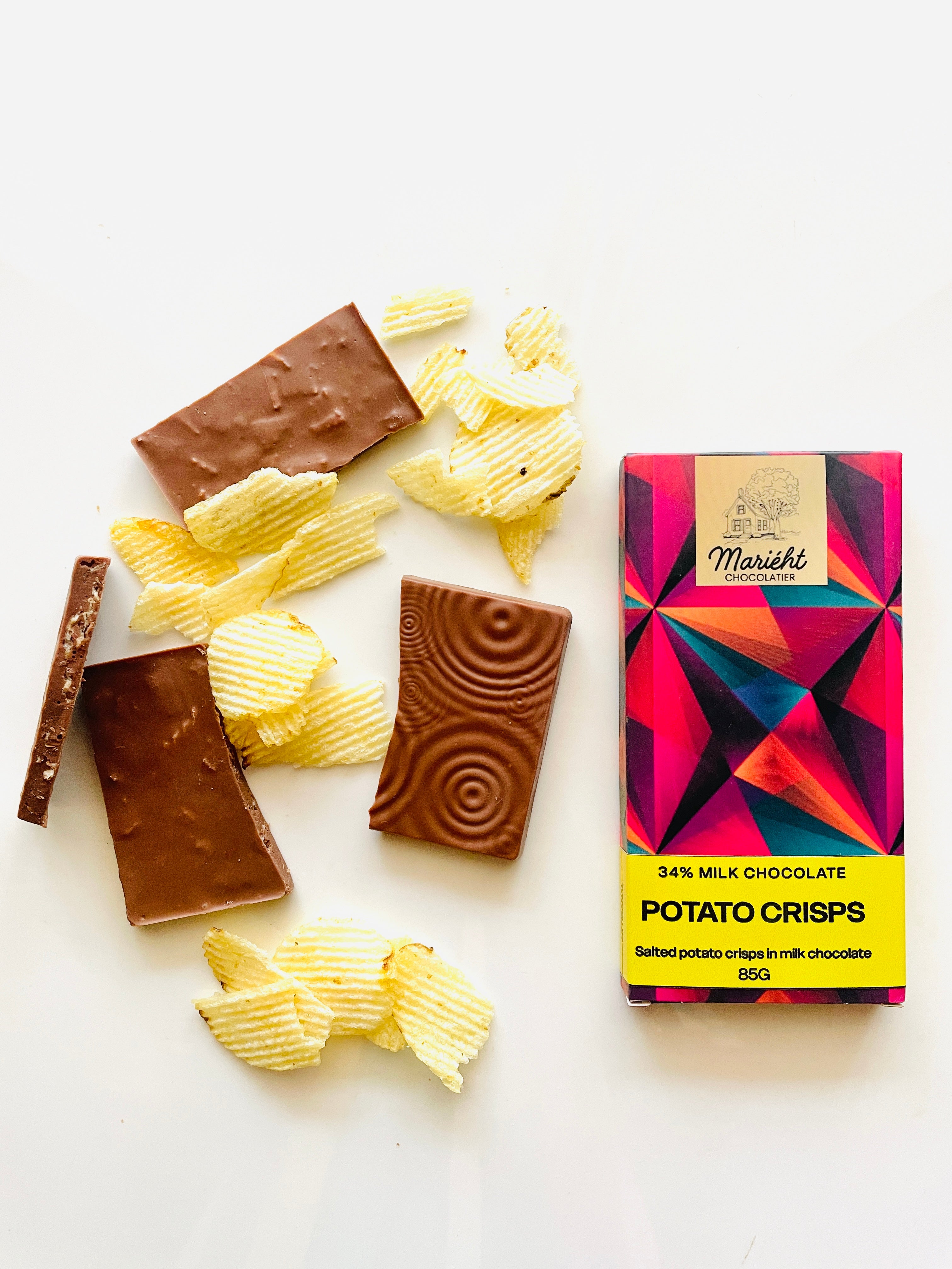 Potato Crisps Chocolate Bar